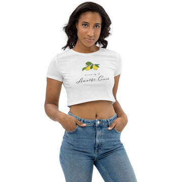 "Dreaming of Amalfi Coast" Organic Crop Top - AMALFITANA STORE